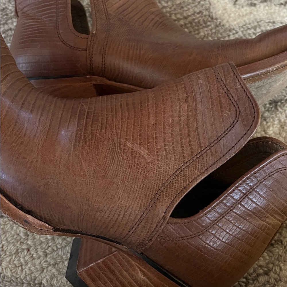 Ariat | Dixon Brown Leather Ankle Boots 8.5 - Picture 11 of 11